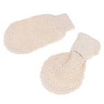 1xbath Gloves Exfoliating Wash Foam Massage Scrubber Hemp Cleani One Size