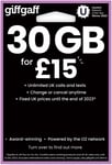 Giffgaff giffgaff 35GB Pay As You Go Sim Card