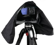DURAGADGET DSLR Camera Waterproof/Protective Rain Cover (Black) - Compatible with Panasonic Lumix DC-FZ82