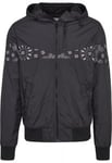 Urban Classics Advanced Arrow Vindjacka (black/green/fire red,S)
