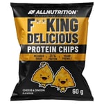 Allnutrition - Fitking Delicious Protein Chips Variationer Cheese and Onion - 60g