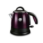 Fikujap Electric Kettle, Stainless Steel Kettle, Anti-Dry Burning, with Smart Keep Warm Function, for Travel Car Truck,E