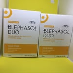 NEW 2x  Blephasol Duo Eyelid Hygiene 100ml Lotion 100 Pads Bundle Blepharitis