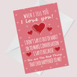 Valentines Day Card For Boyfriend Girlfriend Romantic Anniversary Card For Him