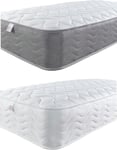 Aspire Beds 3 Layer Double Comfort Fillings & AC 4ft 6 (4ft6 x 6ft3) 