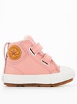 Converse Chuck Taylor All Star Berkshire Boot Hi Infant Trainer - Pink/White , Pink/White, Size 6