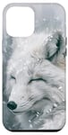 iPhone 15 Pro Max White fox Iceland Arctic Fox Animal Wildlife Winter lover Case