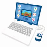 Lexibook JC798i1 Mouse Educational and Bilingual Laptop French/English with Colour screen-130 Activities to Learn Languages, Typing, Math, Logic, Music and Play Games-Blue