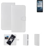 phone Case Wallet Case for Nokia C2 2nd Edition Mobile phone protection white