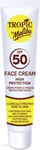 Tropic by Malibu SPF 50 Face Cream High Protection 40ml (Pack of 3)