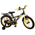 Volare - Lasten pyörä - Thombike 16 tuuman keltainen - Jalkajarru