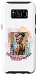 Galaxy S8 Urban Goddess: Graffiti Wall Beauty, I'm Mad, you're Mad Case