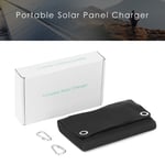 Solar Panel Charger Power Bank Outdoors Charging Plate Usb Ports