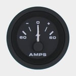 Veethree Amperemätare Black Premier, imfri, Ø52 mm, 12 V, direktanslutning, svart