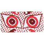 Dronningens broderisett - Athene brilleetui rød 10 x 17 cm - Design av