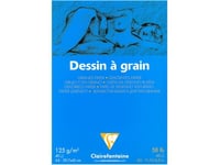 Clairefontaine 96682C, Block Med Konstnärspapper, 125 G/M ^, 40 Ark