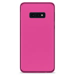 Coque silicone unie compatible Givré Rose Samsung Galaxy S10e - Neuf