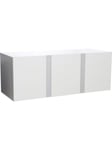 AkvaStabil FUSION Cabinet 200x75x75 cm White t. 900L.
