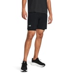 Under Armour UA Fly by 3'' Shorts, Fluo Pink/Fluo Pink/Reflective, LG