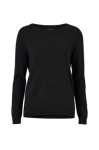 Vila - Tröja viRil L/S O-Neck Knit Top - Svart - 46