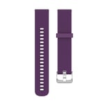 Beilaishi 22mm Texture Silicone Wrist Strap Watch Band for Fossil Hybrid Smartwatch HR, Male Gen 4 Explorist HR, Male Sport (Black) replacement watchbands (Color : Dark Purple)