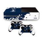 Official Tottenham Hotspur FC Merchandise Premium Vinyl Water-Resistant Anti-Scratch Xbox One Console and Controller Skins - Blue and white Xbox One Bundle -Tottenham Hotspur FC Gifts