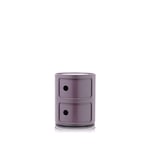 Kartell - Componibili 4966, Violet, 2 Compartments