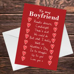 Valentine Card For Boyfriend Valentines Day Card For Him Snuggle Up To You Cute