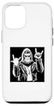 Coque pour iPhone 12/12 Pro Rebel Bigfoot Rocker – Sasquatch, Punk Rock Yeti