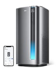 Dreo Air Purifiers for Home Large Room, H13 True HEPA Filter Removes Up to 99.985% of Particles Dust Smoke Pollen Pet Hair, PM2.5 Monitor, Auto Mode, Smart WiFi Voice Control, Works with Alexa/Google