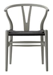 CH24 Y-Chair Soft/Black - Clay