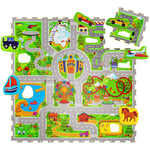 Hakuna Matte Puzzle Mat - Holiday (120 x 120 cm) - Bare i dag: 10x mer babypoints