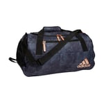 adidas Squad 5 Duffel Bag, Stone Wash Carbon/Rose Gold, One Size, Squad 5 Duffel