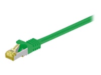 Goobay - Patch-Kabel - Rj-45 (Hane) Till Rj-45 (Hane) - 7.5 M - Sftp, Pimf - Cat 7 - Halogenfri, Formpressad - Grön