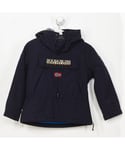 Napapijri Boys Boy's long-sleeved hooded jacket N0YGY8 - Blue - Size 6Y