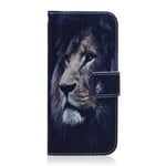 Huzhide Nokia 2.3 Phone Case Shockproof Wallet Slim PU Leather Flip Folio Case with Magnetic Closure Stand Card Slots ID Holder Soft TPU Bumper Protective Phone Cover for Nokia 2.3 - Lion