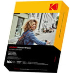 Kodak Blankt Fotopapir 230g/m² -fotopapir, 10 x 15 cm