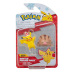 Pokemon Battle Figure 2 Pack (Holiday Pikachu #7 & Swinub) - W3