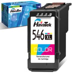 HavaTek Remanufactured 546 XL Ink Cartridges for Canon CL-546XL Colour for Canon Pixma TS3150 TS3350 MX495 MG2500 MG2450 MG2550 TR4551 MG3050 MG2550S TS305 MG2555S TR4550 MG2950 iP2850 Printers 1-Pack