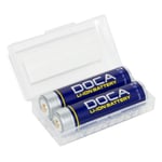 DOCA Doca - Laddningsbart Batteri 18650, 3000mah, 2-pack