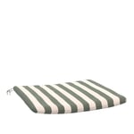 Fritz Hansen - Selandia sittdyna karmstol utomhus light apricot/dark green stripe - Dynor & kuddar - Skagerak Design Team