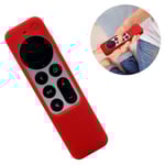 Apple TV 4K (2021) fjärrkontroll med silikonöverdrag - Röd Röd