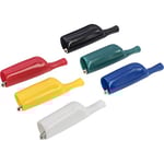 VOLTCRAFT MSK-106 Jeu de pinces crocodiles enfichable 2 mm rouge, noir, jaune, bleu, vert, blanc