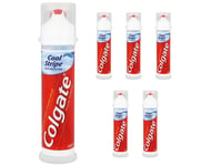 Colgate Toothpaste Pump Cool Stripe Cavity Protection Fluorid  100ml x 6