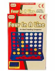 Four in a Line Row Connect 4 Mini Travel Car Holiday Family Game Toy
