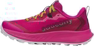 Saucony Peregrine 15 W Trailskor Magenta/Black, USL 5,5