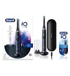 Oral B iO9 Black Onyx Electric Toothbrush and 2 Replacement Toothbrush Heads