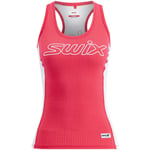 Swix RaceX Light Singlet Dame Cherry Berry/Bright White, L