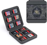 Portable Switch Game Card Case-Switch Game Holder Case Avec 12 Emplacements Pour Cartes De Jeu-Boîte De Rangement Pour Carte De Jeu Compatible Avec Nintendo Switch- Land Of Mystery