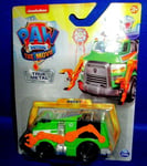 NICKELODEON TRUE METAL PAW PATROL THE MOVIE ROCKY COLLECTOR VEHICLE. NEW